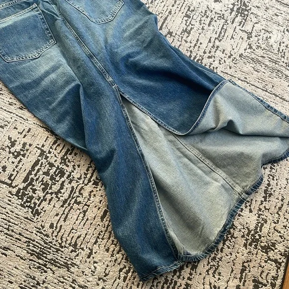 Denim Maxi Skirt - Picture 2 of 4